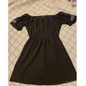 Black Off the Shoulder Dress